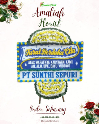 Papan Bunga Duka di Tauno